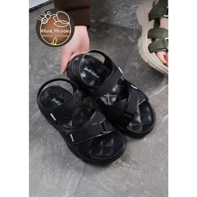 Termurah Sepatu Sandal Wanita Gunung Tali Wedges Korean Style