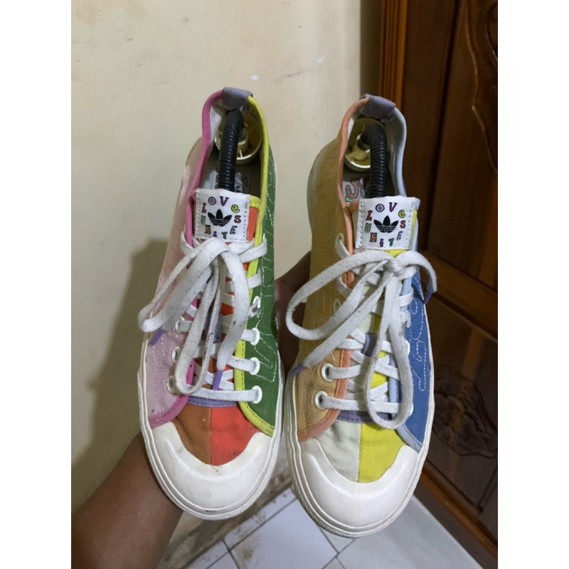 Adidas Nizza Pride Rainbow Colorfull Original