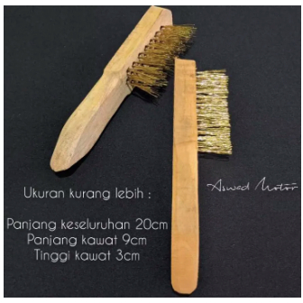 Sikat Kawat Baja kuning universal / Sikat pembersih Blok Mesin / Sikat kawat besi baja / Sikat Kawat