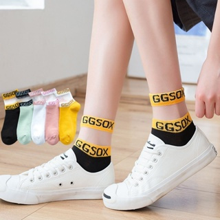KAOS KAKI WANITA TRANSPARAN GGSOX KAUS KAKI TRANSPARAN MODEL KOREA - Hitam