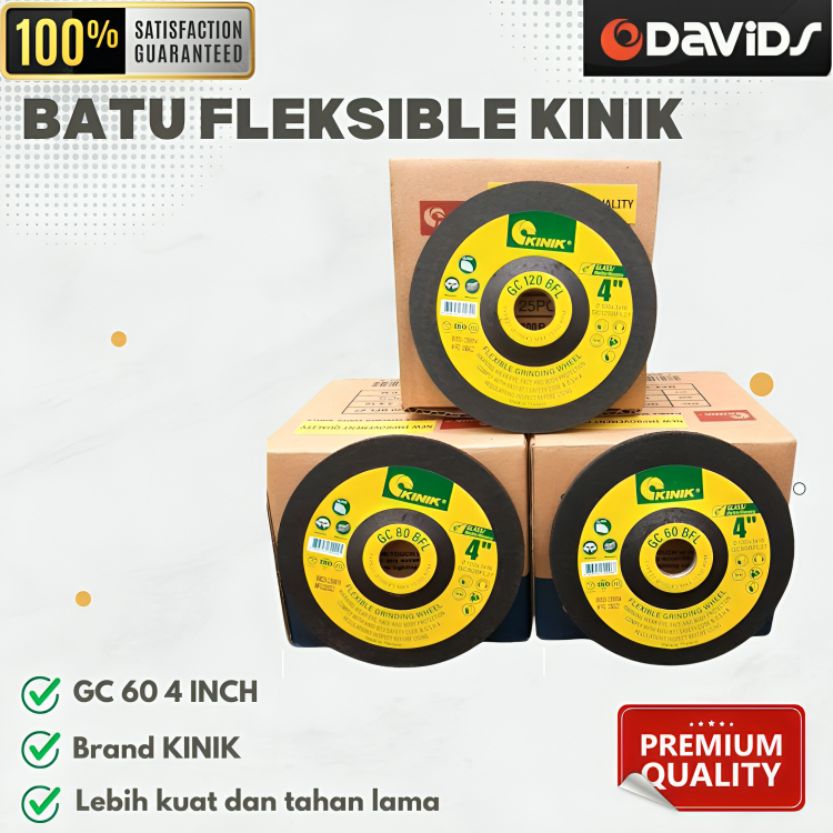 Kinik Batu Gerinda Gurinda Poles Granit Kaca Fleksibel GC60