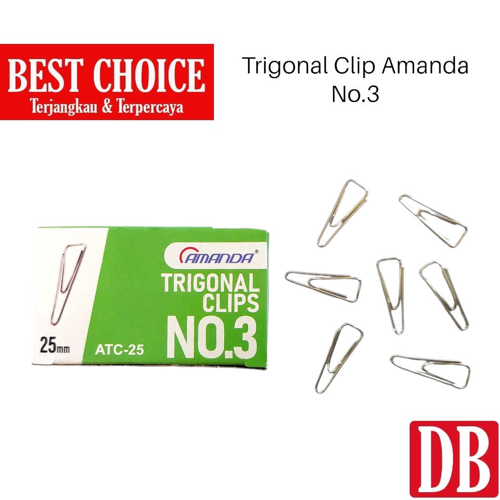 

Paper Clip / Trigonal Klip Kertas Kecil no. 3 Amanda (1pak)