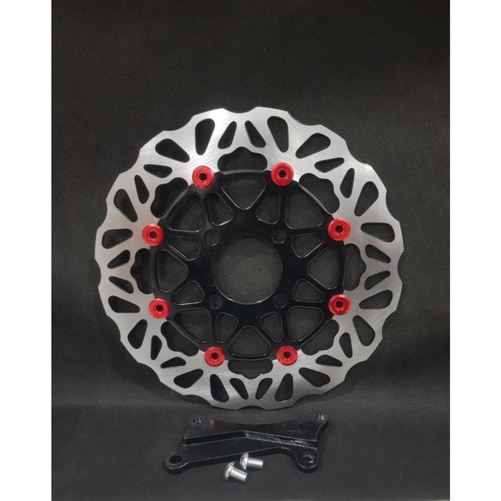 Disc Piringan Cakram Depan Variasi Lebar 260mm Plus Breket Beat Scoopy Vario Genio
