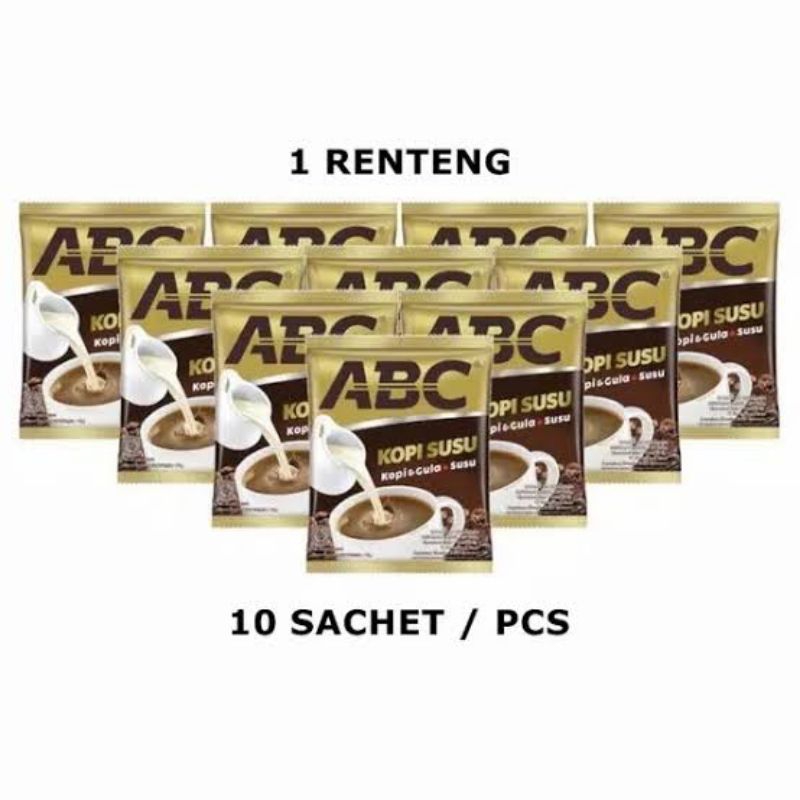 

ABC Kopi Susu 1 renceng 10pcs / ABC Kopi susu sachet / ABC kopi susu murah