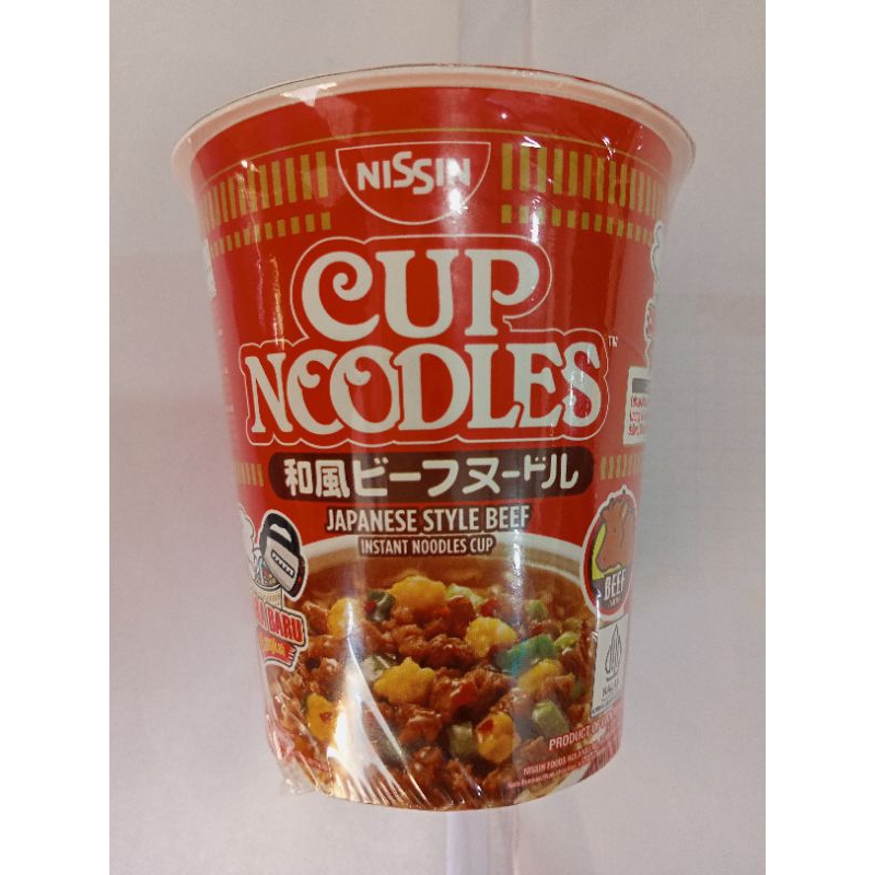 

Nissin cup noodles rasa kaldu sapi ala jepang 67gr