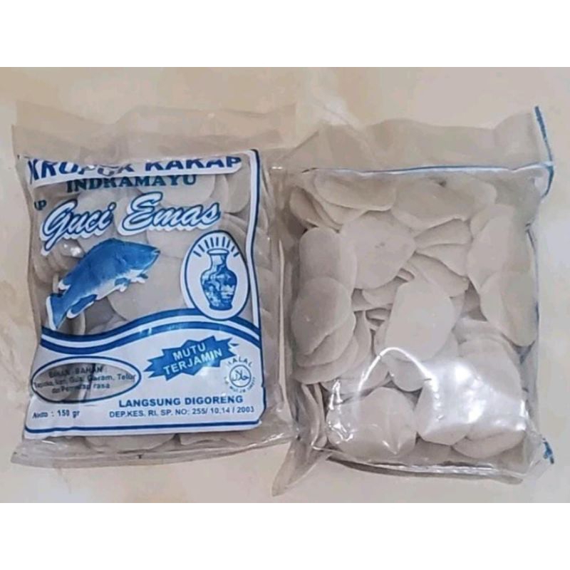 

Kerupuk Ikan Cap Guci Mas 200gram