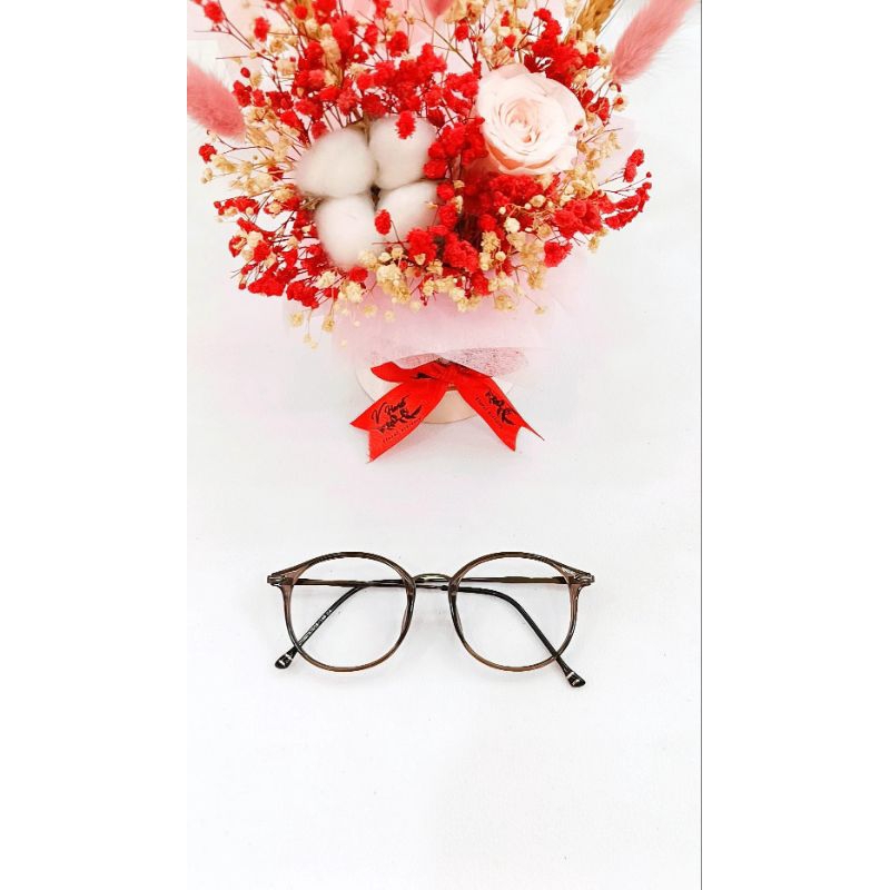 Kacamata Model Bulat simple Kode Frame 1050