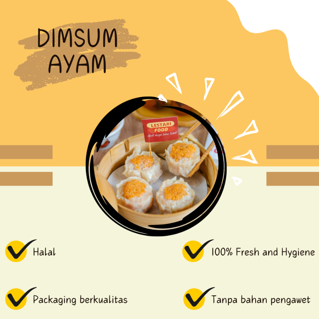 

Dimsum Ayam Isi 10 Halal Packing Vacuum