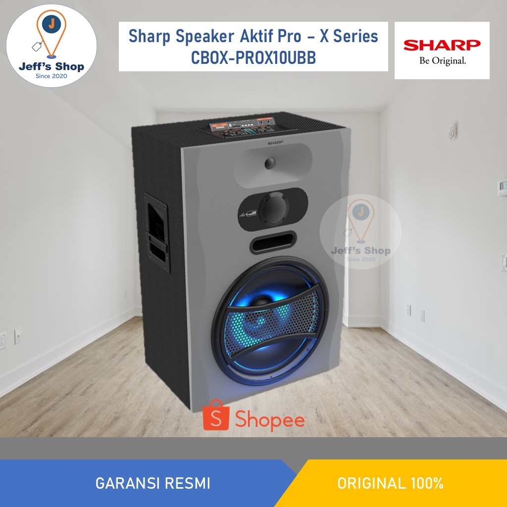 Sharp Speaker Aktif Pro - X Series CBOX-PRO10UBB