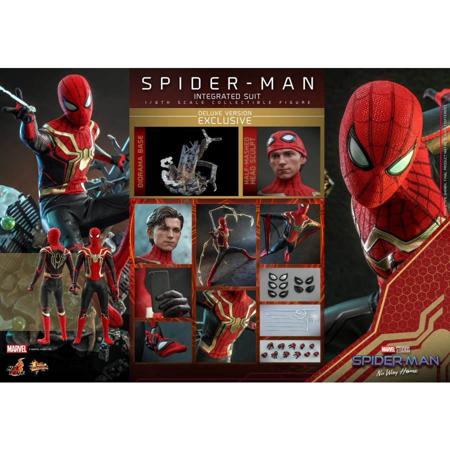 Hot Toys Spiderman Integrated Suit No Way Home Deluxe MMS 624