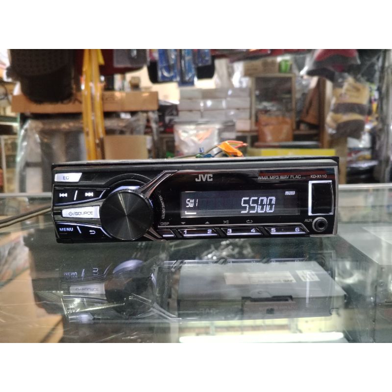 Singledin jvc USB amp3 Aux radio am fm audio mobil