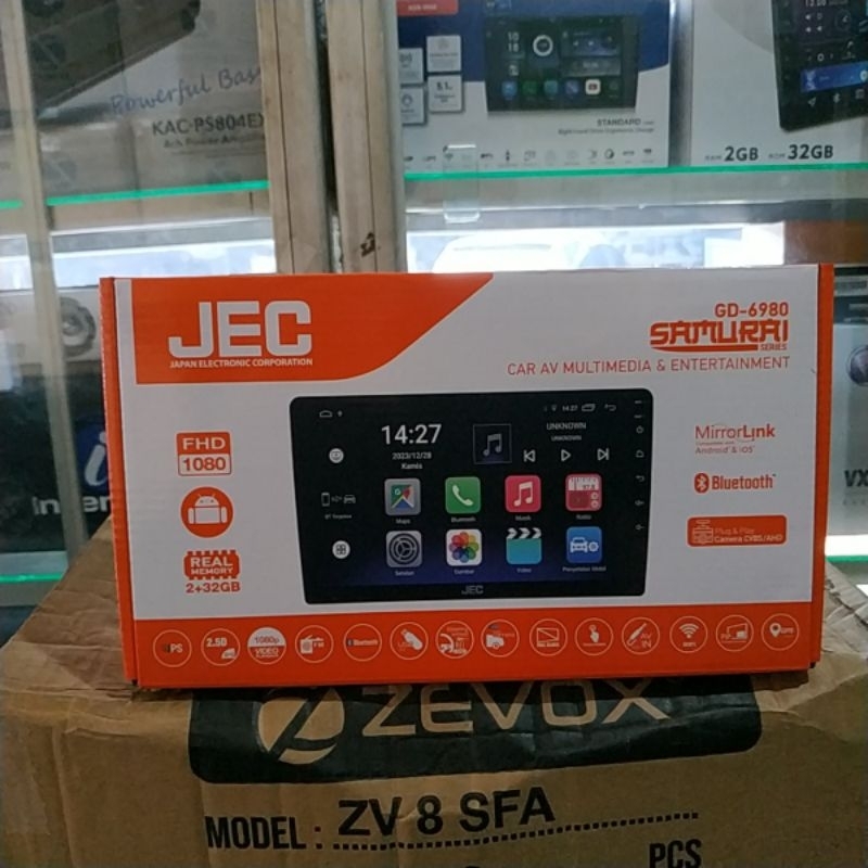 Head unit JEC GD 6980 Ram 2/32GB - Tv android JEC GD 6980 Ram 2/32GB - JEC GD-6980 Ram 2/32GB