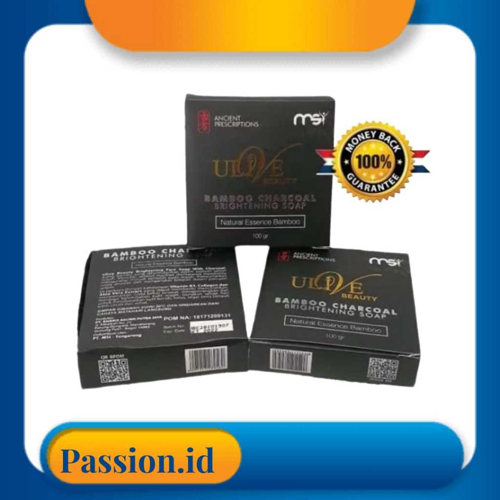 SABUN BAMBOO CHARCOAL MSI  - ULIVE BEAUTY