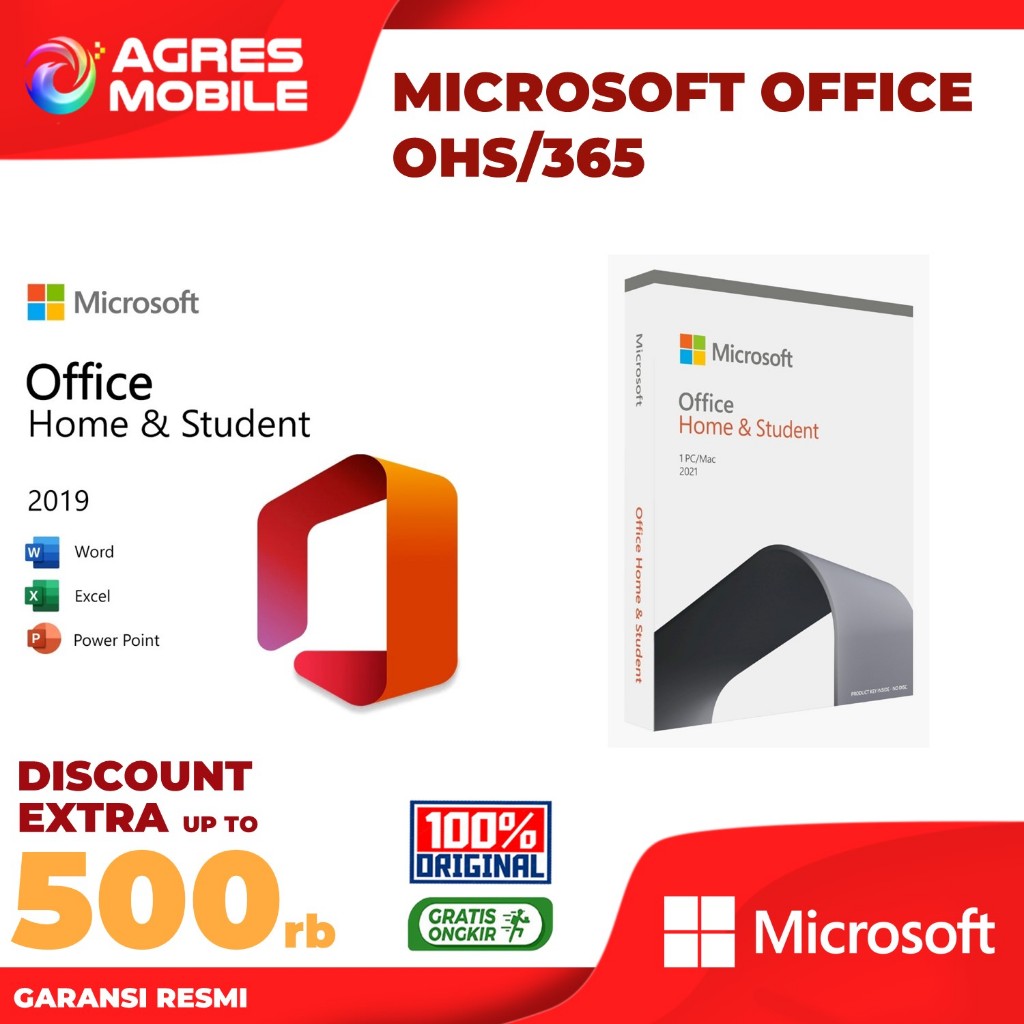 OFFICE HOME STUDENT 2019 ORIGINAL LIFETIME | MICROSOFT OFFICE 365 ONE YEAR / THREE YEARS