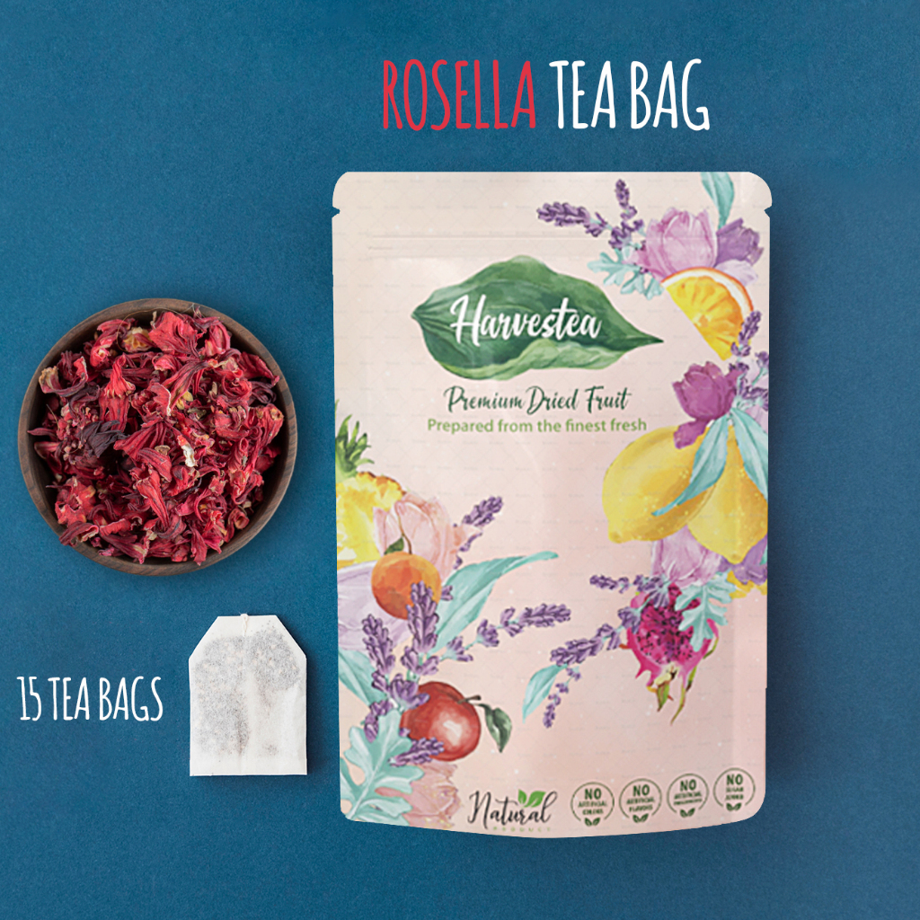 

HARVESTEA ROSELLA TEH HERBAL KANTONG TEH | TEH DIET HERBAL TEA BAG