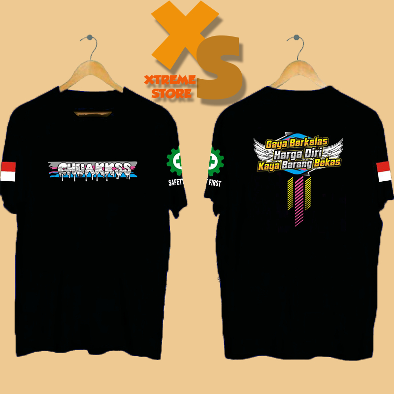 // KAOS DISTRO PRIA CHUAKKSS GAYA BERKELAS HARGA DIRI KAYA BARANG BEKAS // XTREME-STORE
