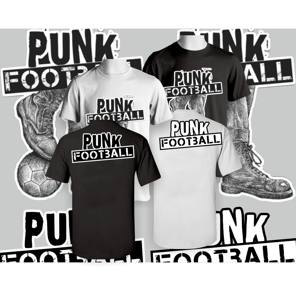 Kaos Suporter Indonesia Punk Football Cotton Combed 24s Premium Unisex Sablon Digital Transfer Film