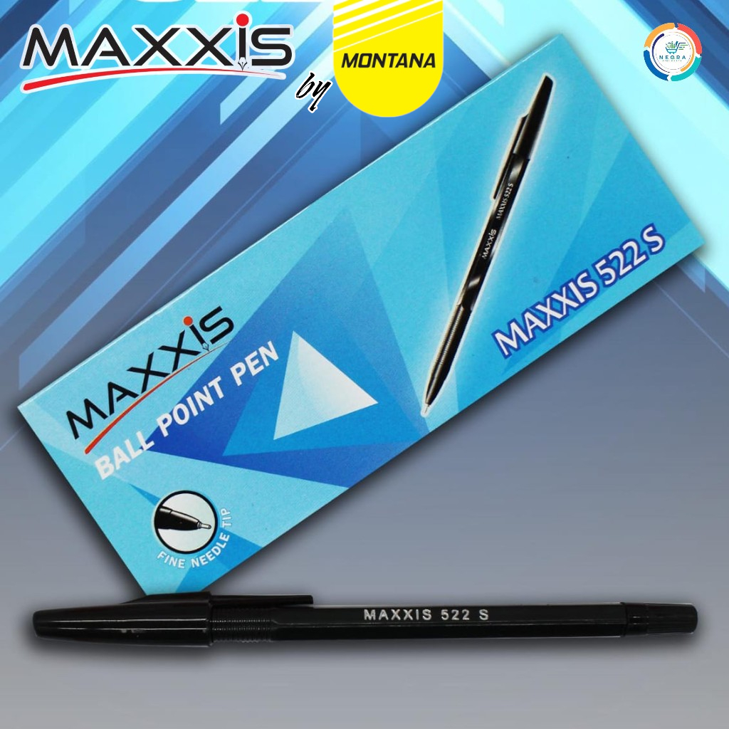 

Maxxis Pulpen Pena Murah 522-S | @1 Ktk=12 Pen