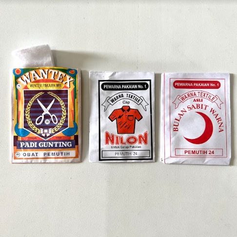 

Aneka Wantex Pemutih Bleach All Merek Semua Brand Warna Pewarna Pakaian Bubuk Powder Coloring Clothing Cloth Shirt Jeans Jacket Socks Kain Material Murah Termurah Top Seller Selling Product Kombinasi Best Quality Cheap Price Pentacle Malang