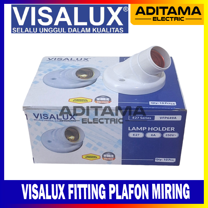 VISALUX FITTING PLAFON MIRING/ VISALUX FITTING LAMPU MIRING VFP649A VFP-649A