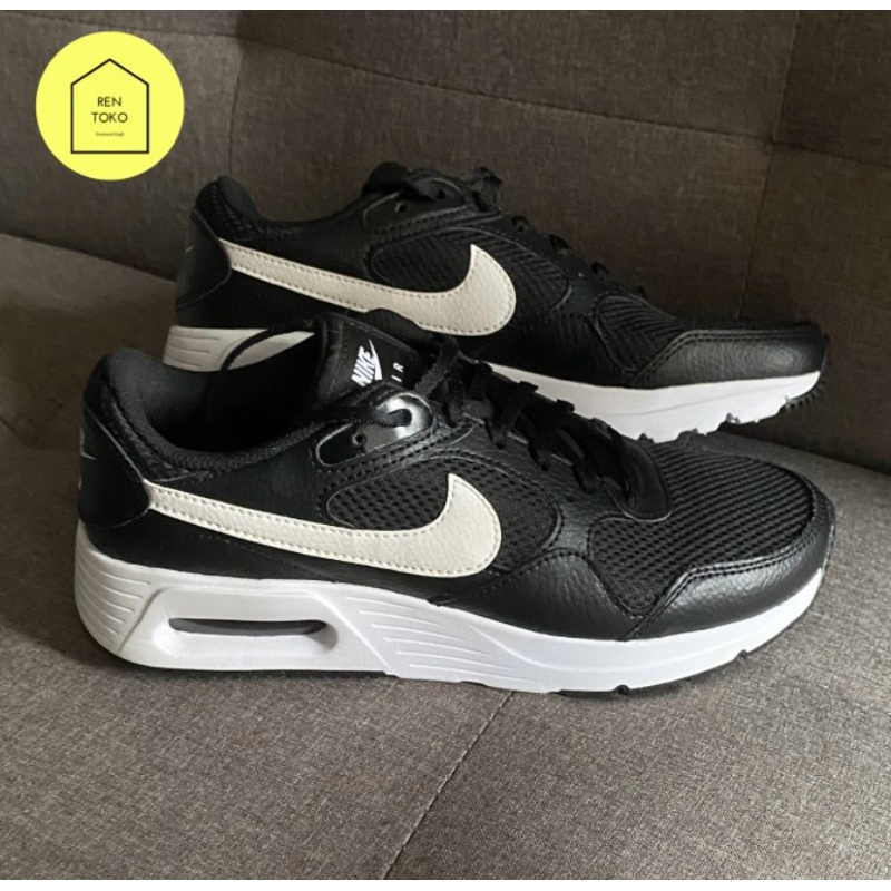 Nike Air Running Casual Black White Shoes
