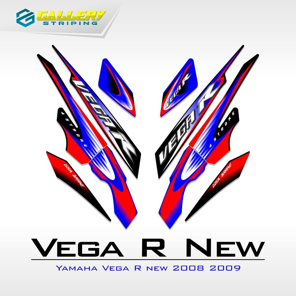 Striping Vega R New Motif 15 2008 2009 Stiker Vega R New Sticker Vega Rr Setriping Vega R New Zr Var