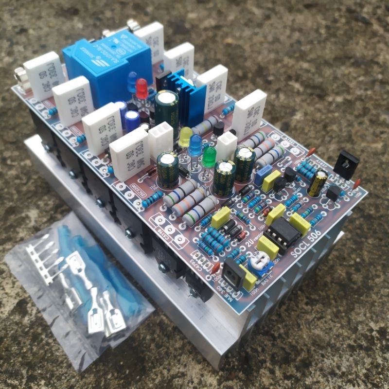 Kit SOCL 506 TEF 4set Final Fiber FR4 Bias Servo Siap Konek PSU