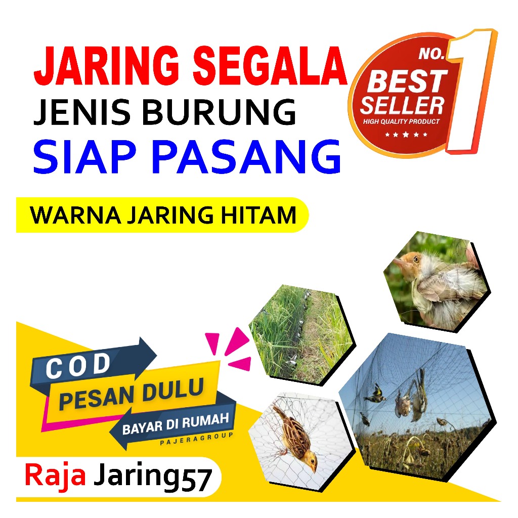 jaring burung kecil/jaring segala burung kecil/jaring burung Emprit/Pipit/cupon/prenjak/jaring burun