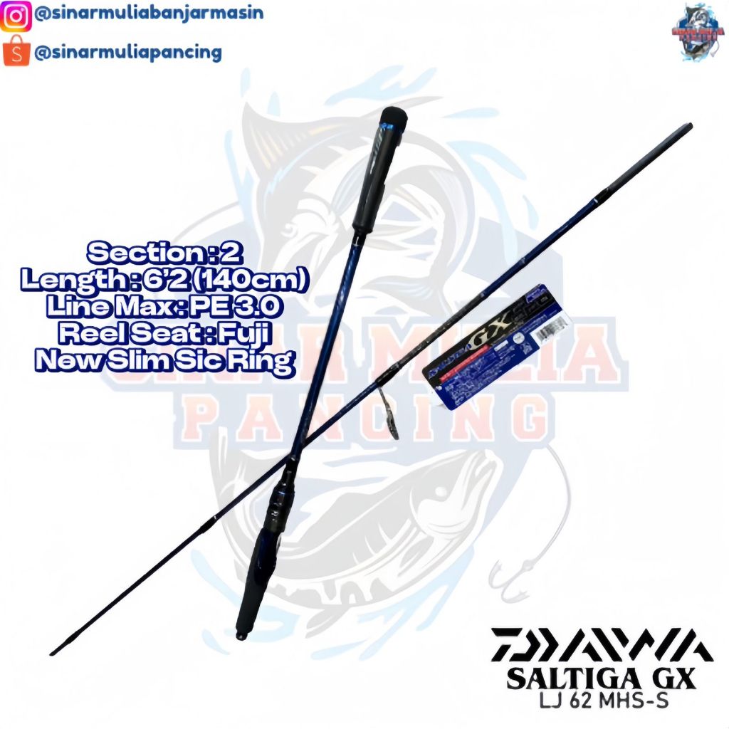 JORAN DAIWA SALTIGA GX LJ 62 MHS- S
