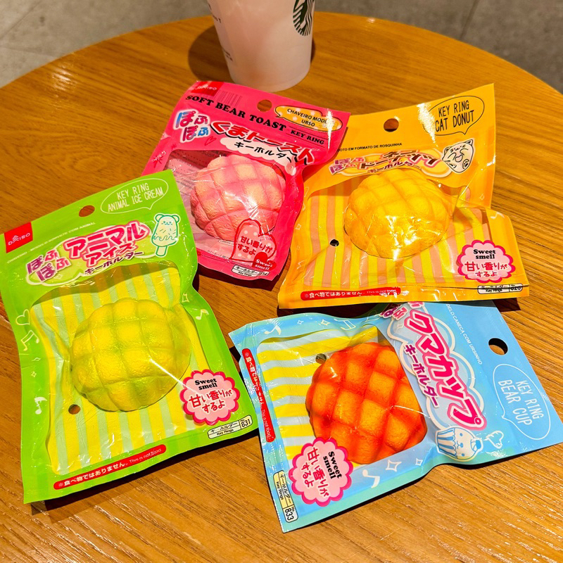 Squishy Daiso Roti Melon Mini Squishy Licensed 6cm Banyak Warna Kualitas Terbaik Model Terbaru