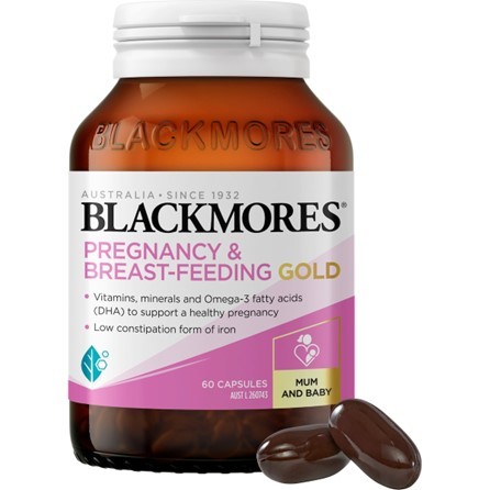 Blackmores Pregnancy & Breastfeeding Gold Vitamin (60 kapsul)