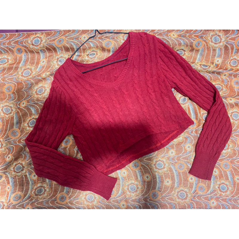 CROP FULL KEPANG - RAJUT KEPANG knittwear outerwear Crop rajut kepang