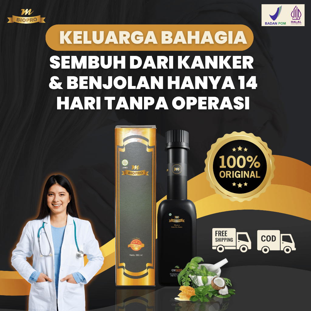 Herbal Untuk Benjolan di Leher Payudara Punggung Ketiak Mbiopro Asli Original Mbiopro 380 Ml