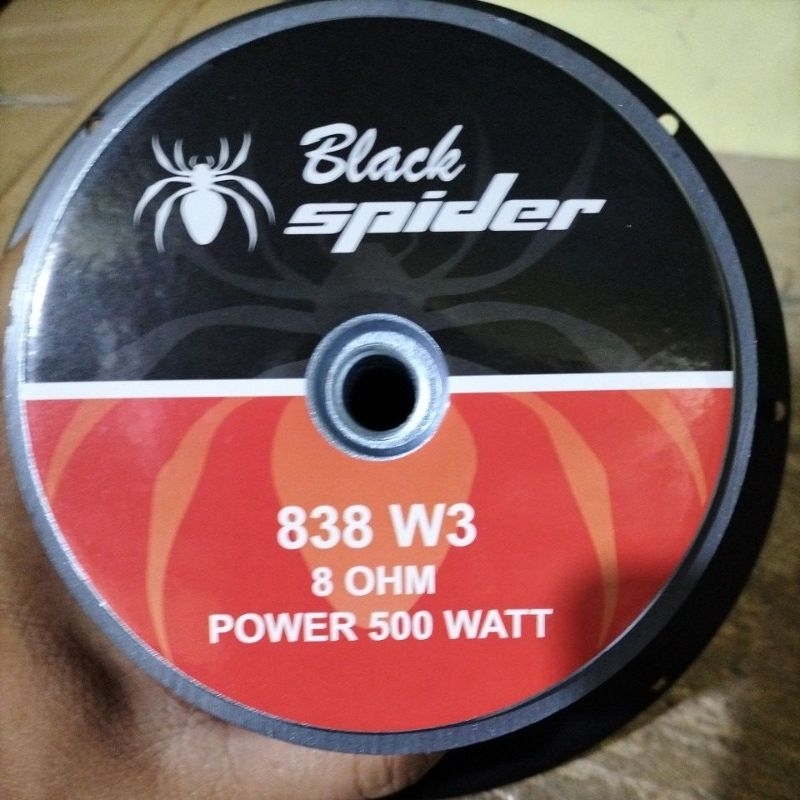 SPEAKER 8 INCH SPEAKER ARRAY VOKAL MIDRANGE BLACKSPIDER 838