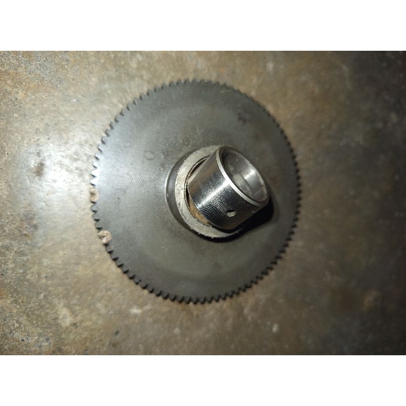 gigi penghantar dobel starter yamaha v80 original