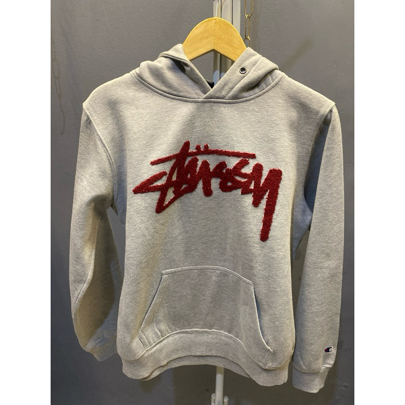 Hoodie stussy x champion second  fashion