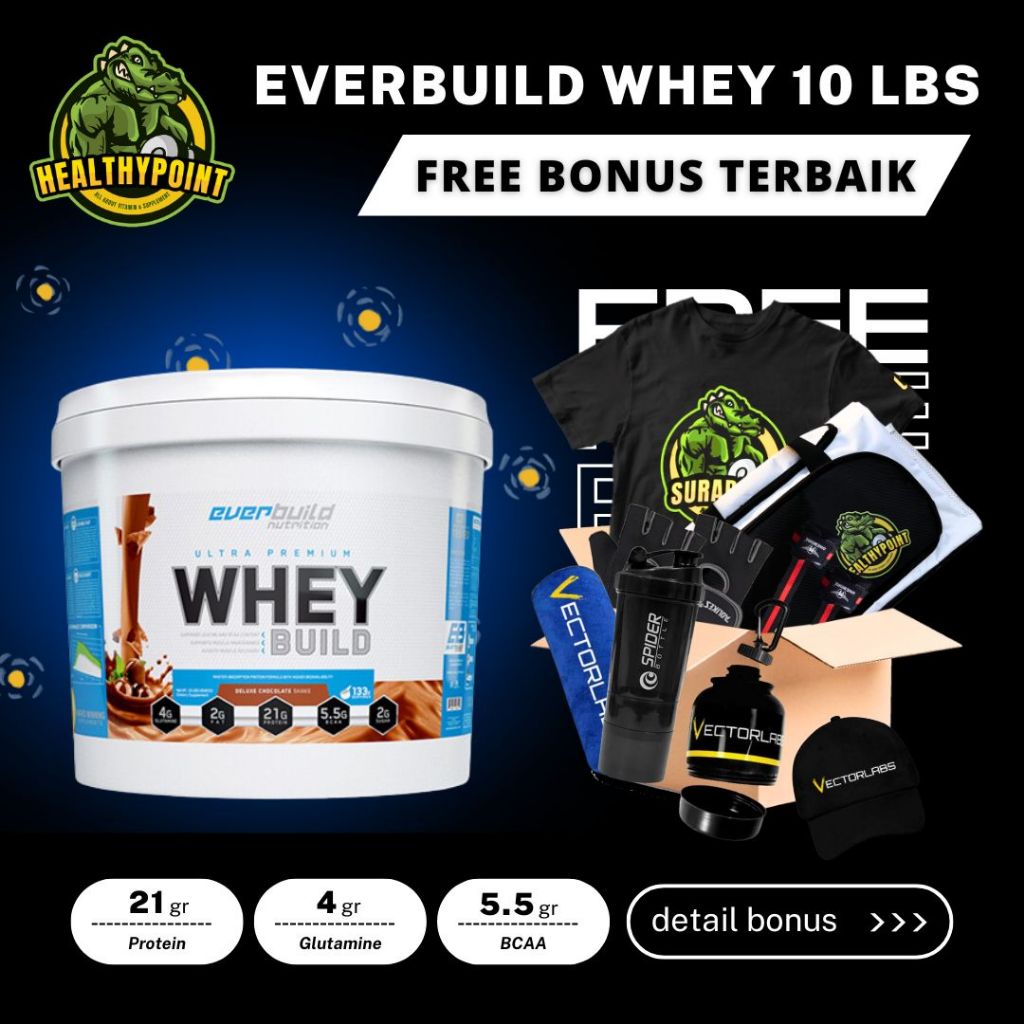 Everbuild Whey Build 10Lbs Ultra Premium Whey Protein