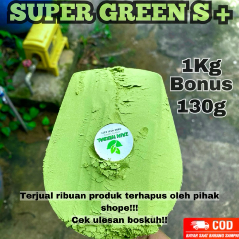 

SERBUK PURLI, BUBUK DAUN PURLIK NANO HIJAU S+ KRATON 1KG BORNEO KALIMANTAN