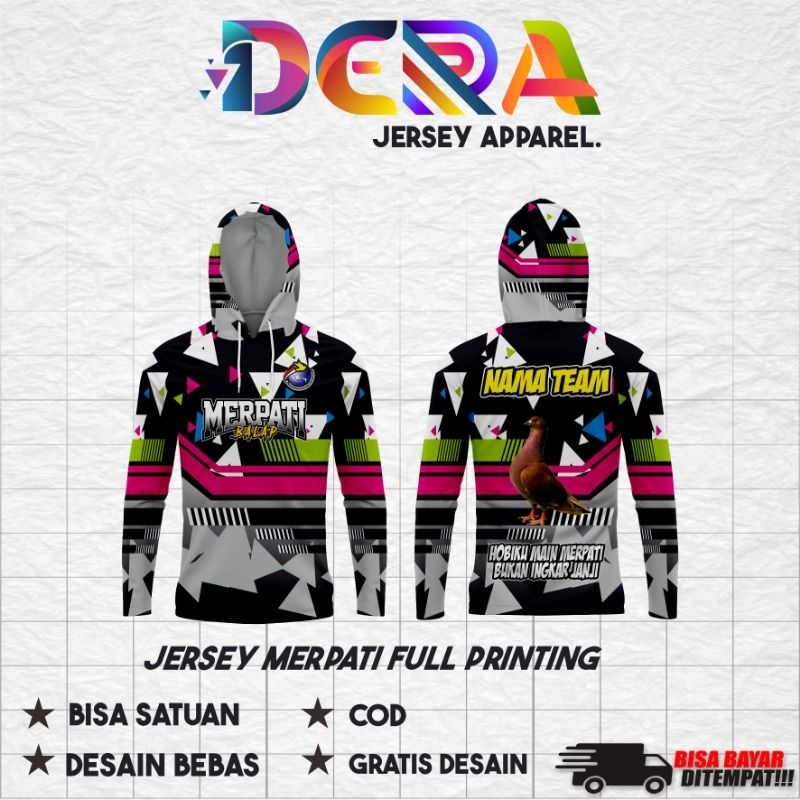 Jersey Merpati Jersey Dara Costum Desain