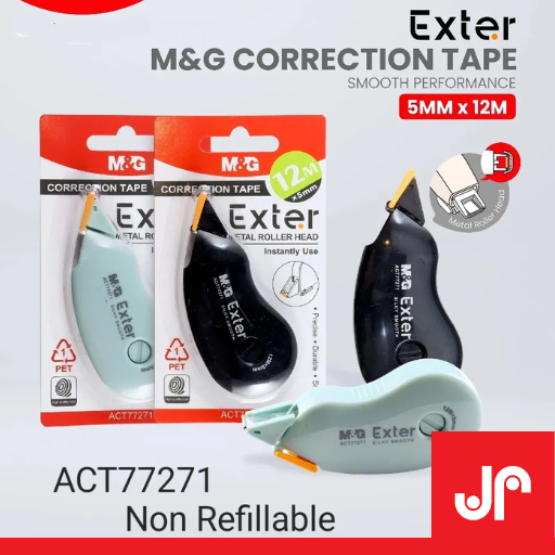 

M&G CORRECTION TAPE EXTER METAL ROLLER HEAD / TIP EX KERTAS PITA KOREKSI ANAK SEKOLAH ACT77271