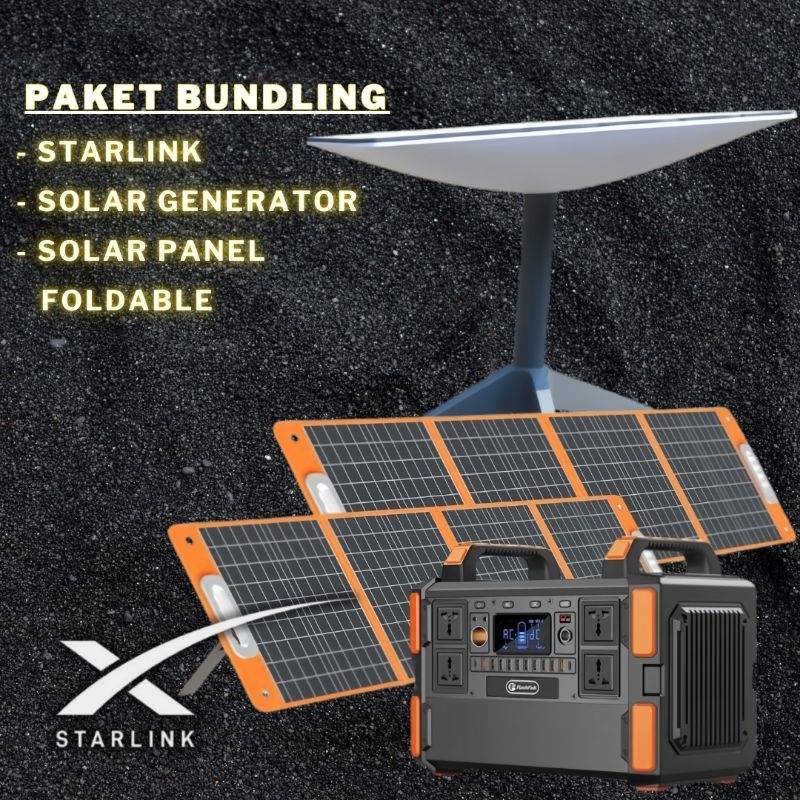 paket Starlink internet | starlink plis solar panel | paket Starlink tenaga surya | Starlink Wifi in