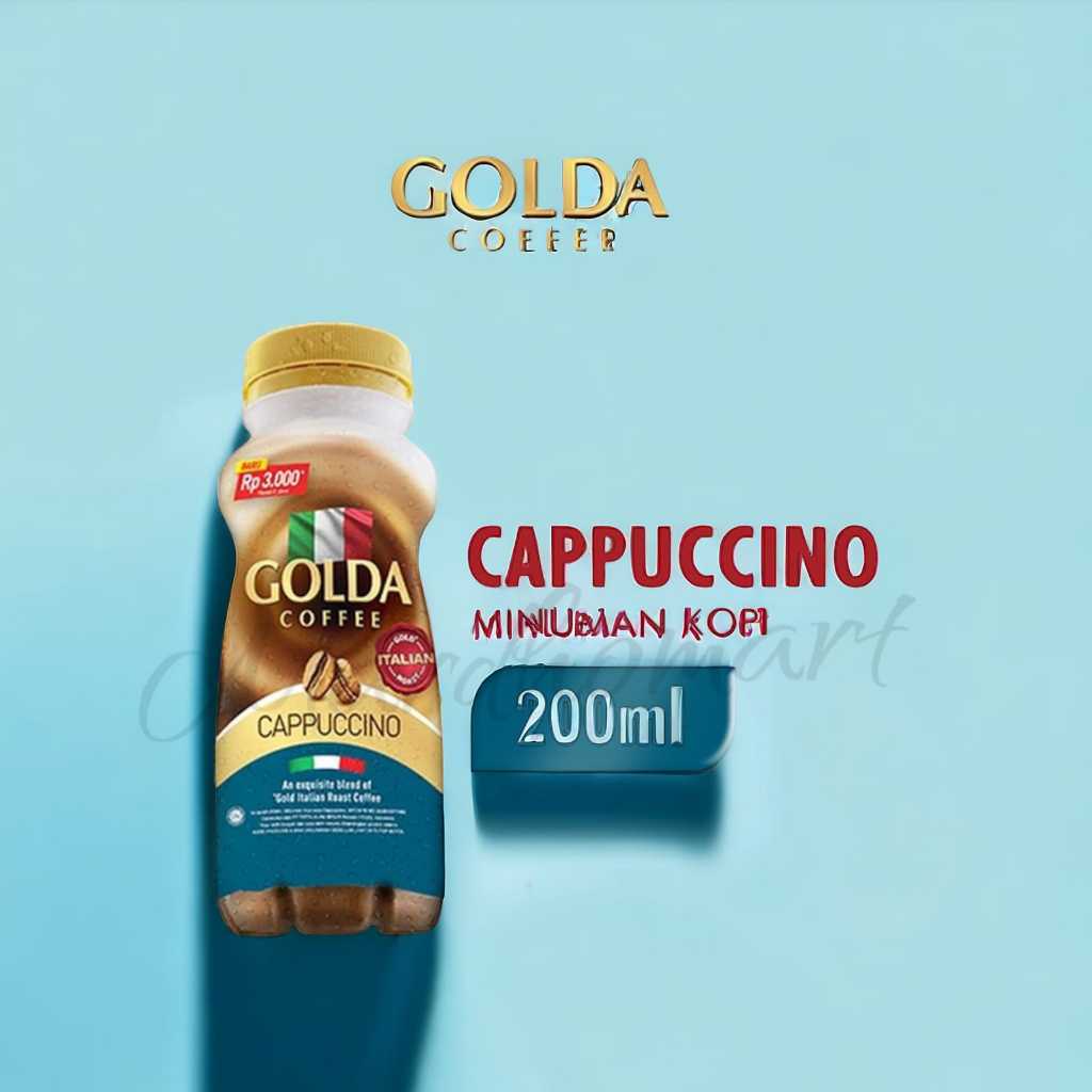 

GOLDA CAPPUCINO/GOLDA KOPI SIAP MINUM/ KOPI BOTOL/ KOPI 200ML