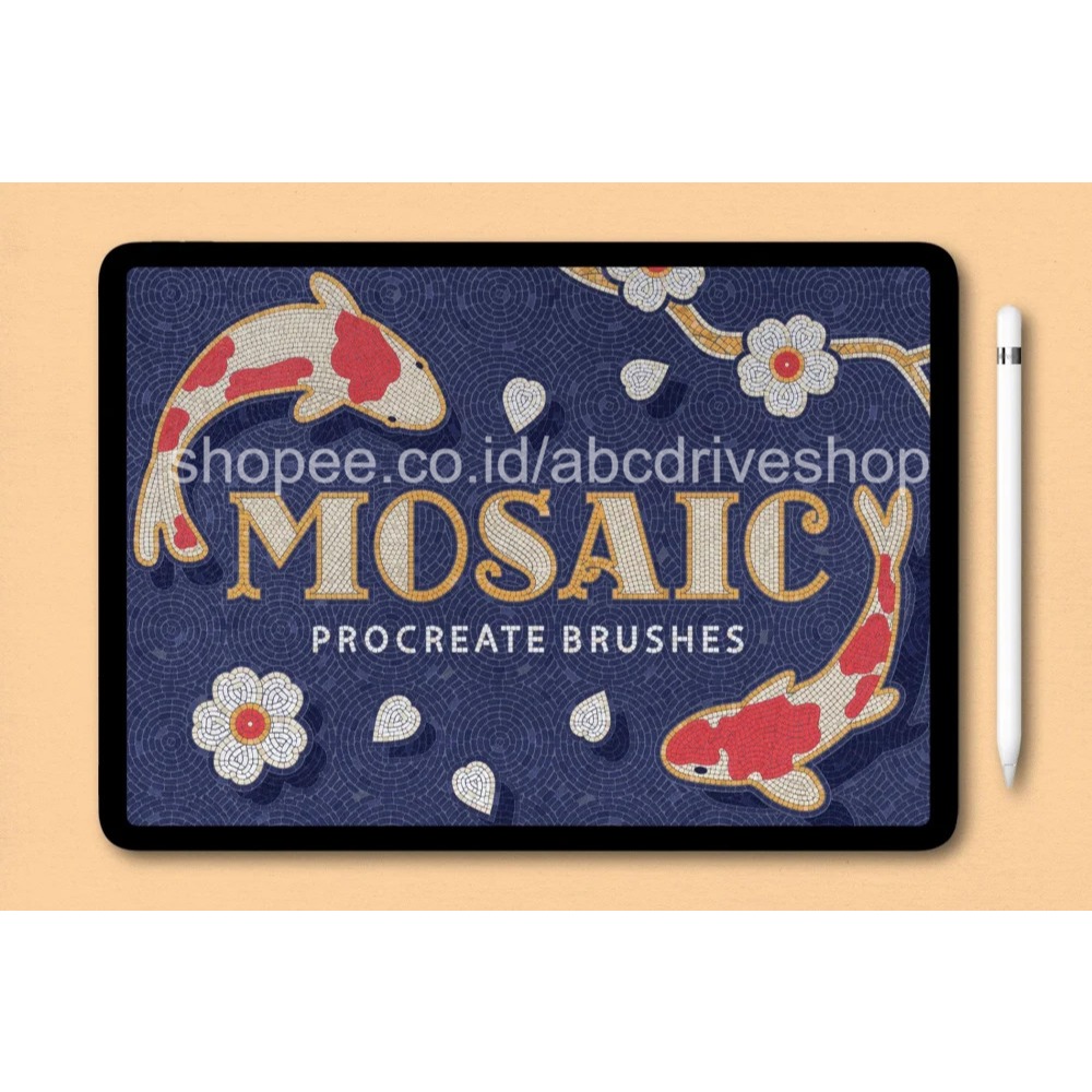 Procreate Brush - Mosaic Tile Brushes
