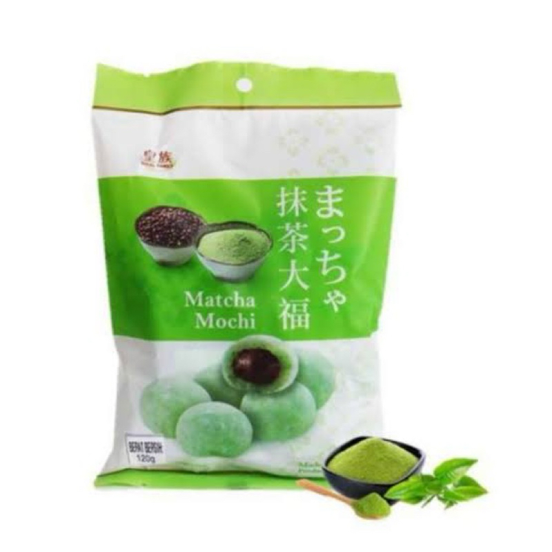 

ROYAL FAMILY MATCHA MOCHI 128 gr vegan snack matcha mochi import from Taiwan