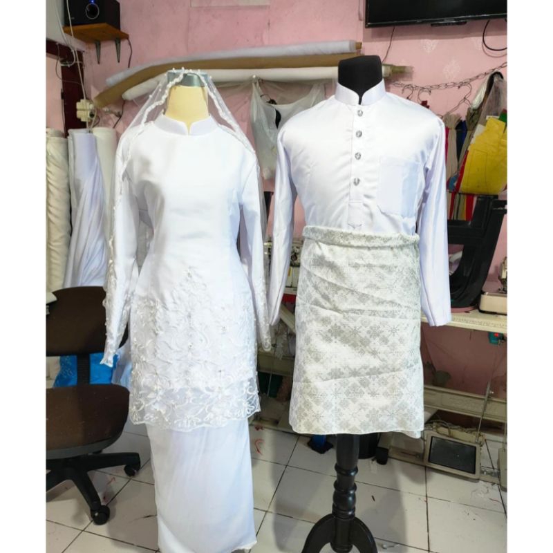SET COUPLE BAJU PASANGAN MELAYU MALAYSIA FULL SET