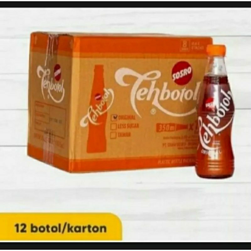 

Teh Botol Sosro 350ml isi 12 botol