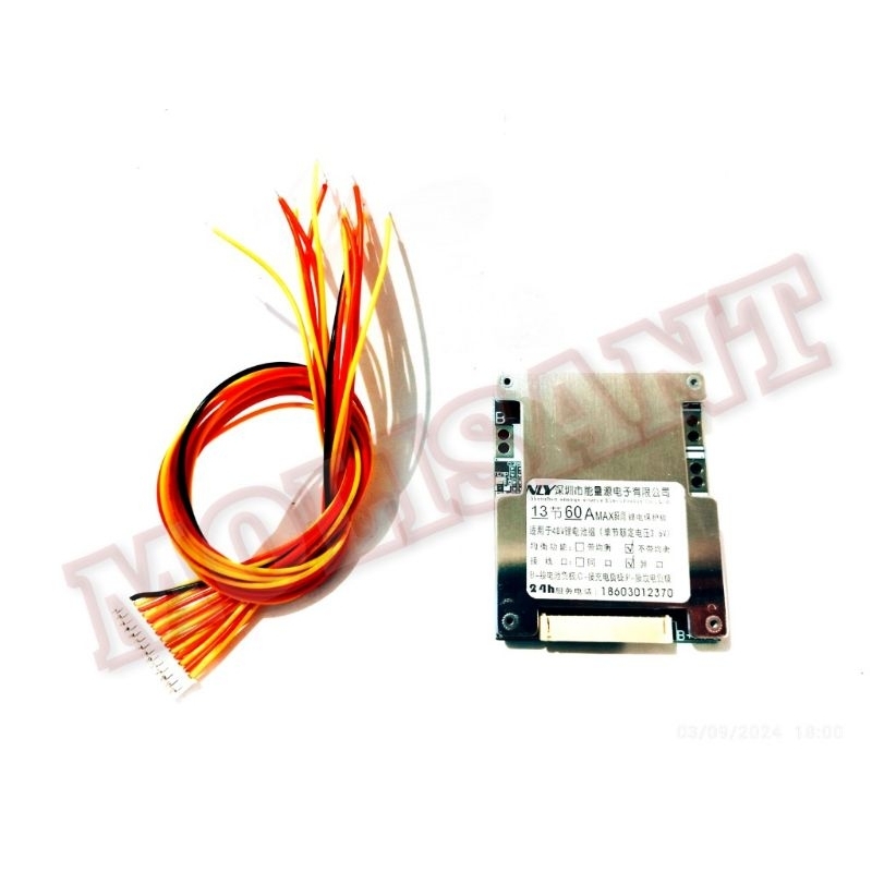 bms 13s 48v 60a lithium battery