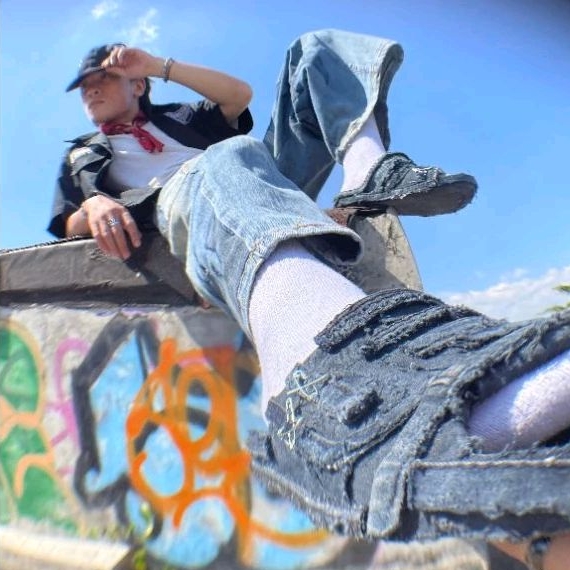 SANDAL SLOP CUSTOM DENIM | SANDAL | DENIM | CUSTOM
