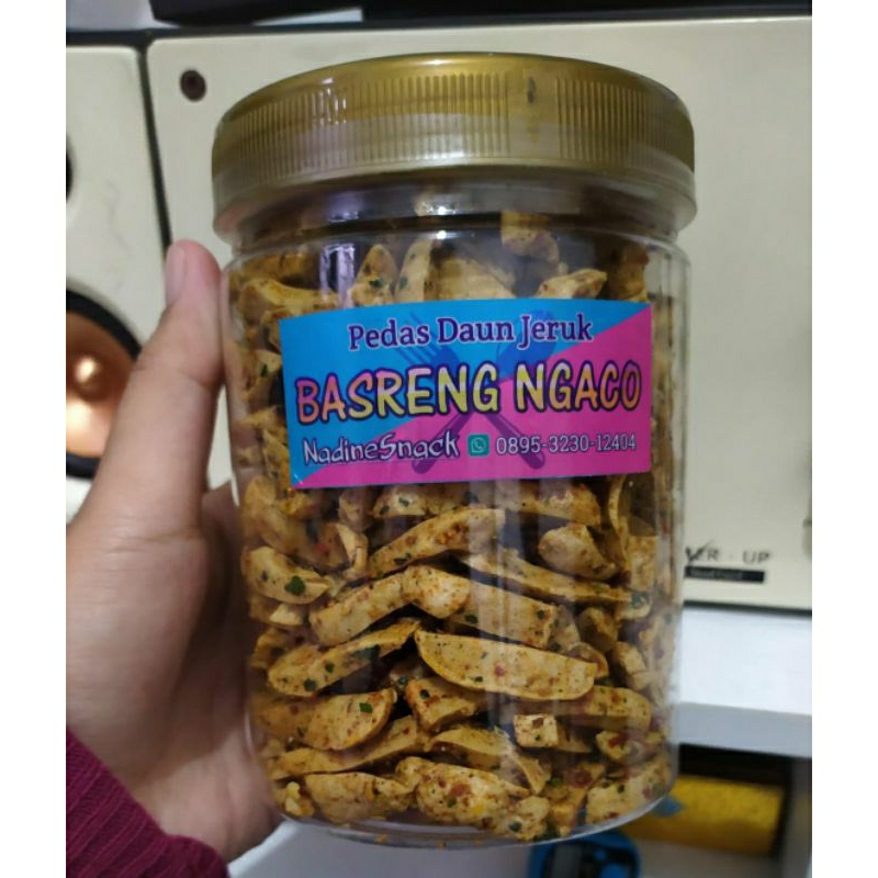 

Basreng bumbu melimpah pedas daun jeruk 300gr basreng viral