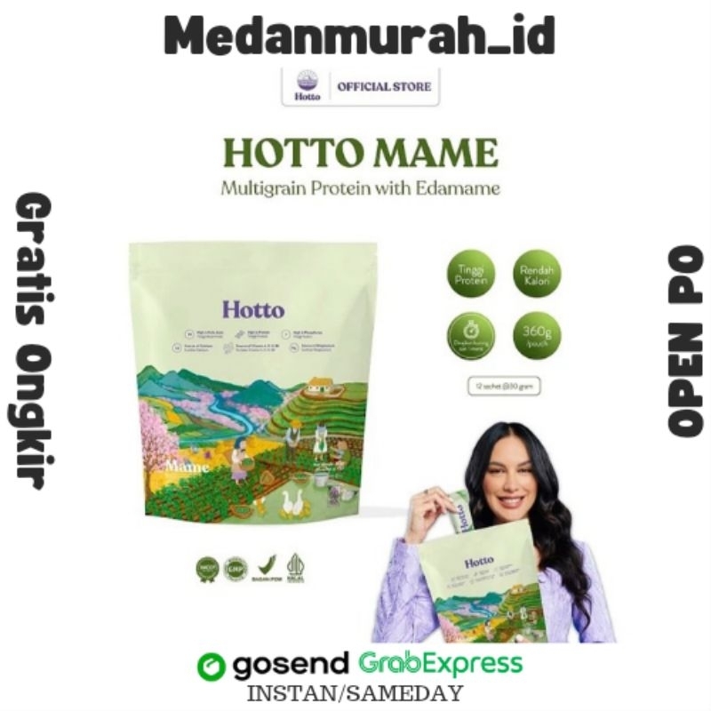 

[READY STOCK] HOTTO MAME MULTIGRAIN OAT 1 Pouch isi 12 Sachet MEDAN